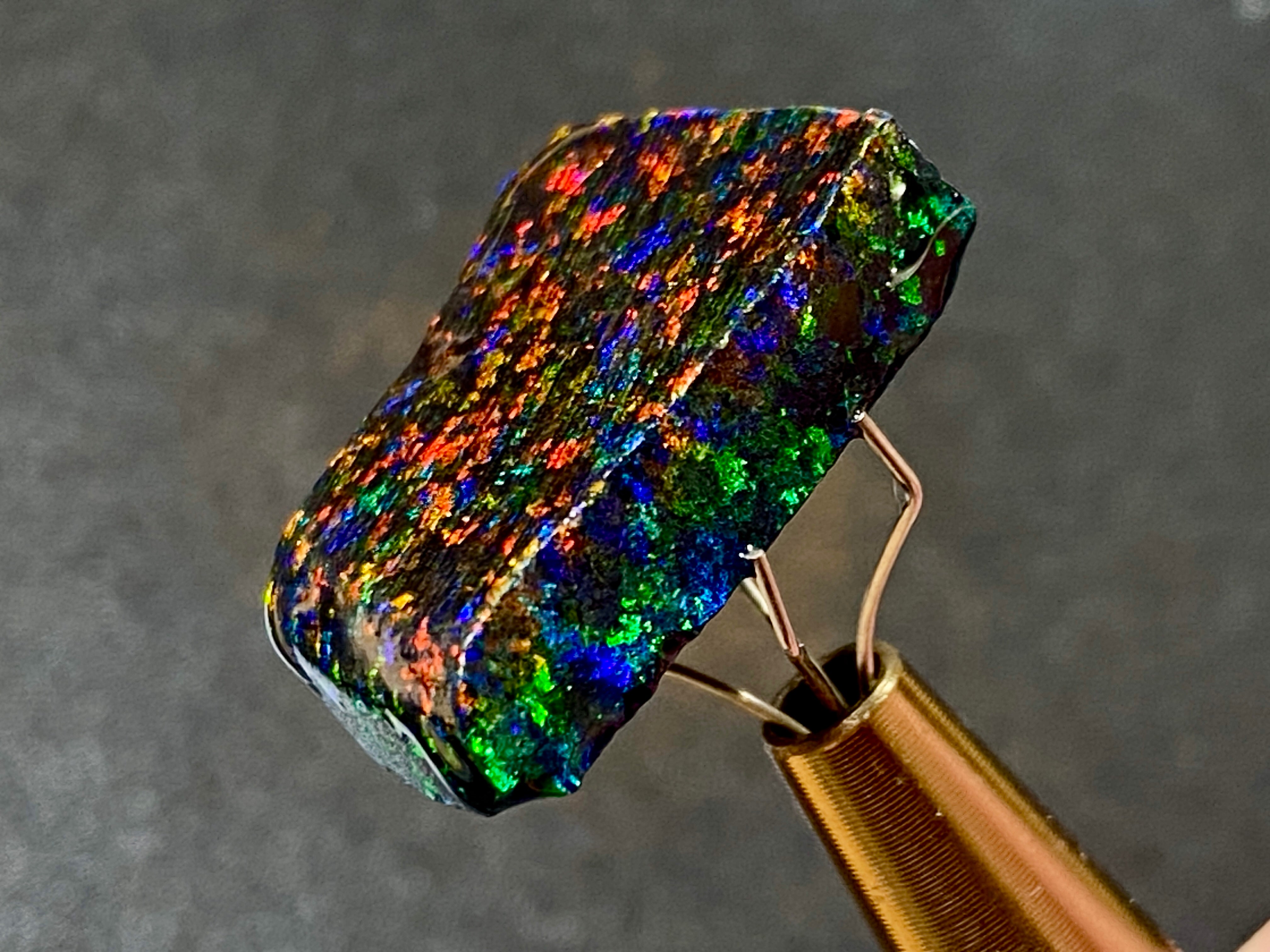 Treated popular Andamooka Matrix Opal Cabochon