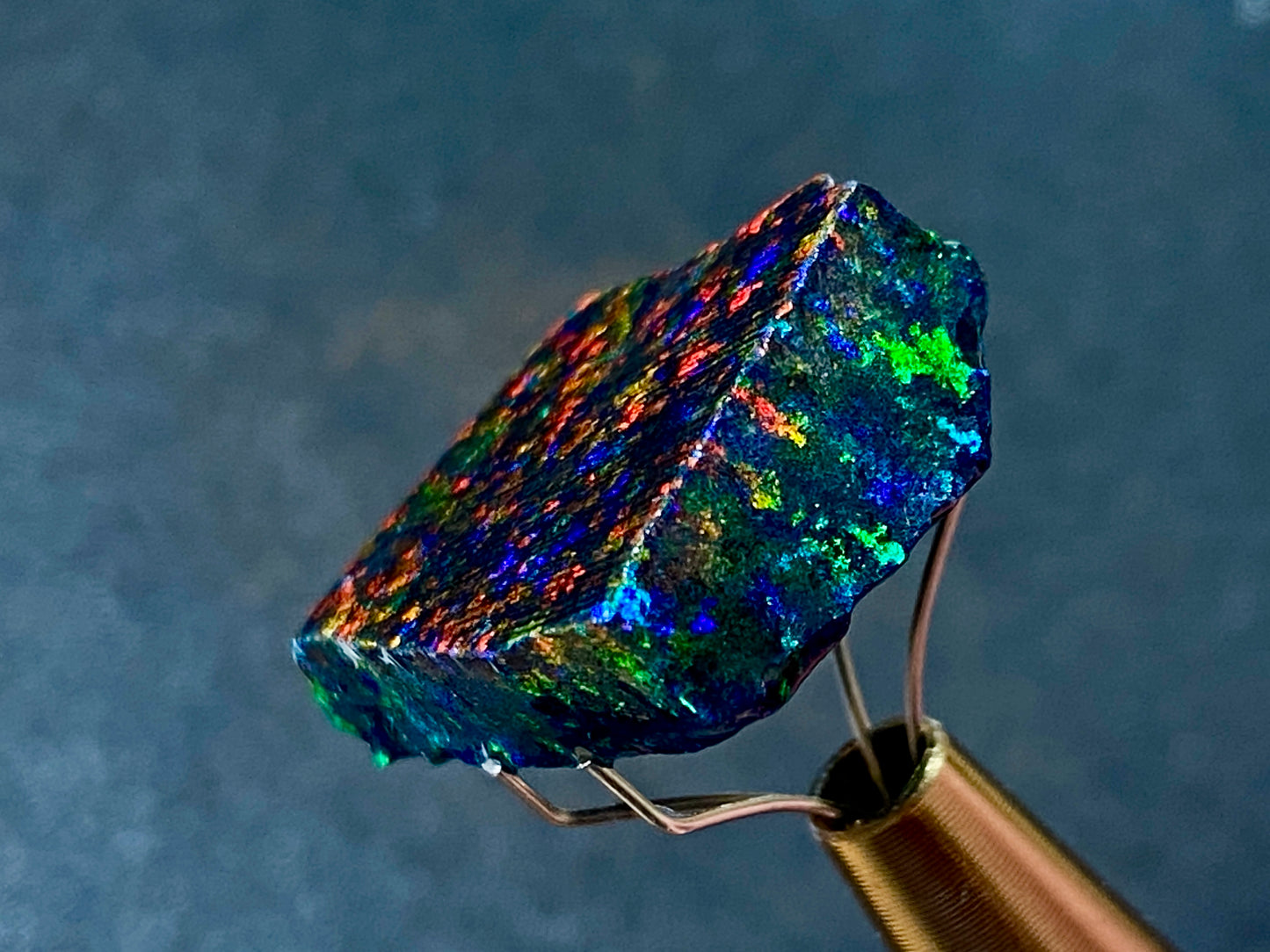 21 Cts Australian Matrix AAA Grade Opal, Andamooka Matrix, Double Sided Full Of B5 Bright Colours