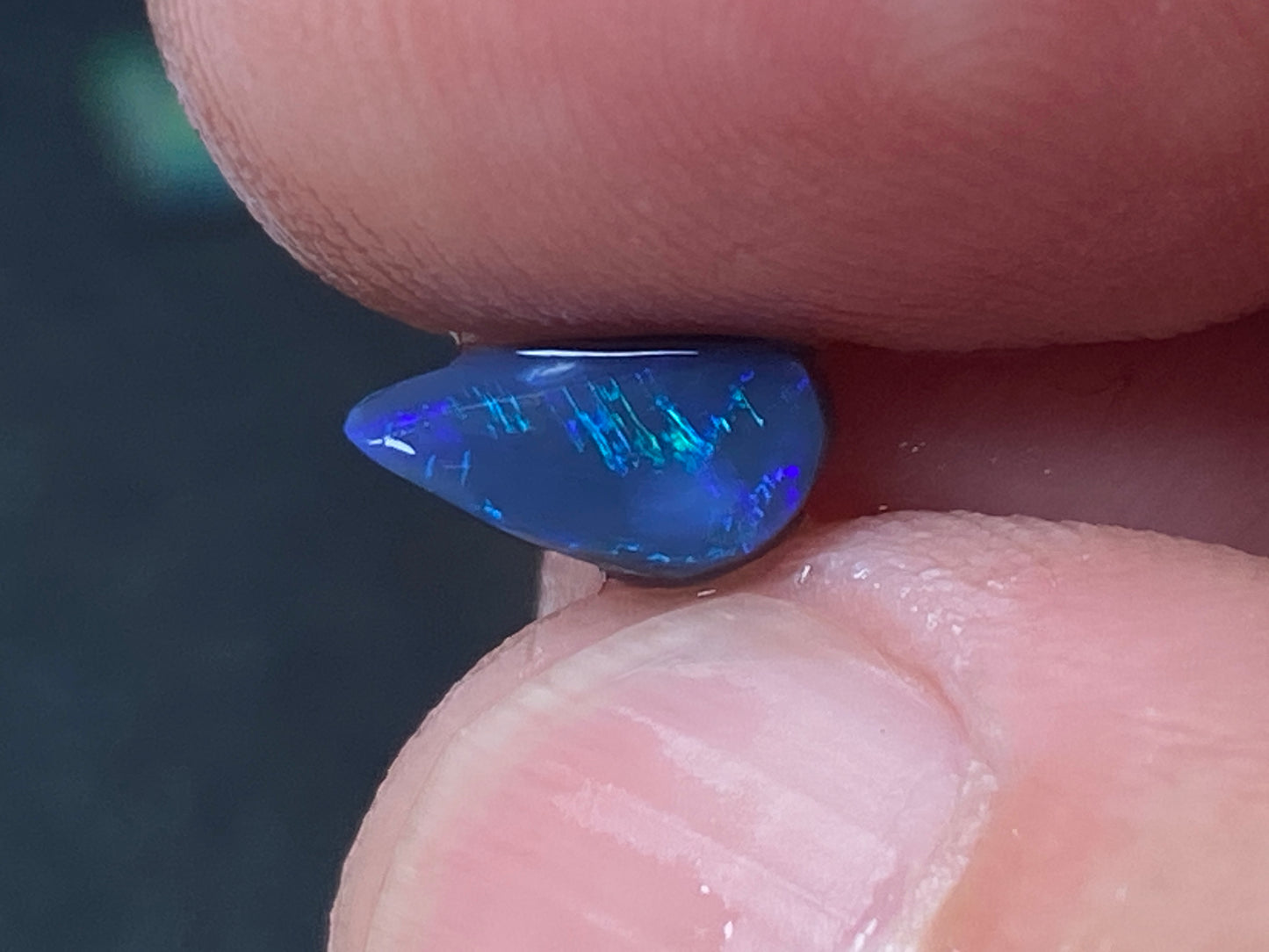 55 Carats, Australian Opal Parcel, Lightning Ridge, Black, Dark and Crystal, 30 Stones Rub and Rough