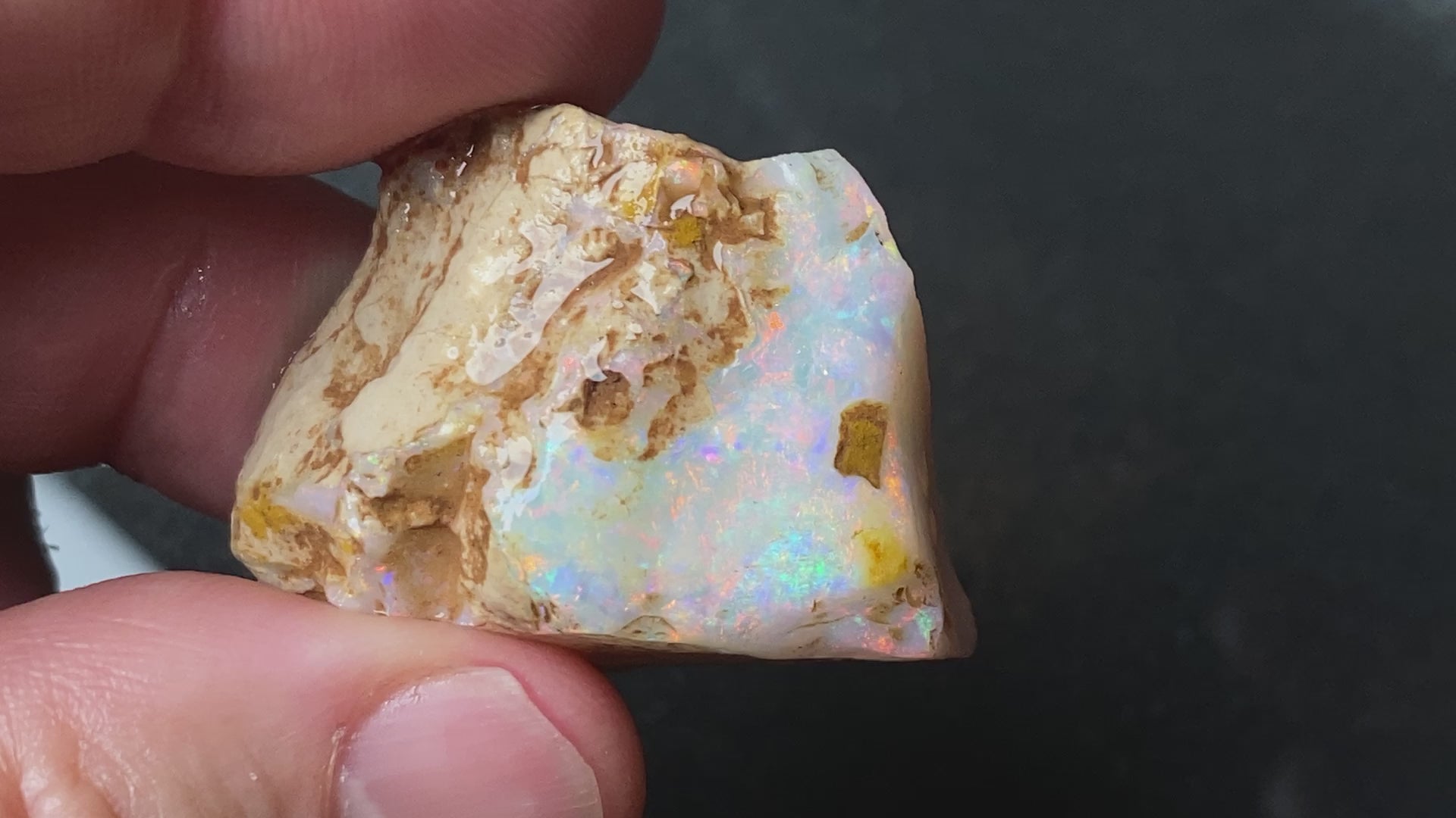 0.5oz, 75Cts, Coober Pedy Brilliant Crystal Opal Stone, AAA