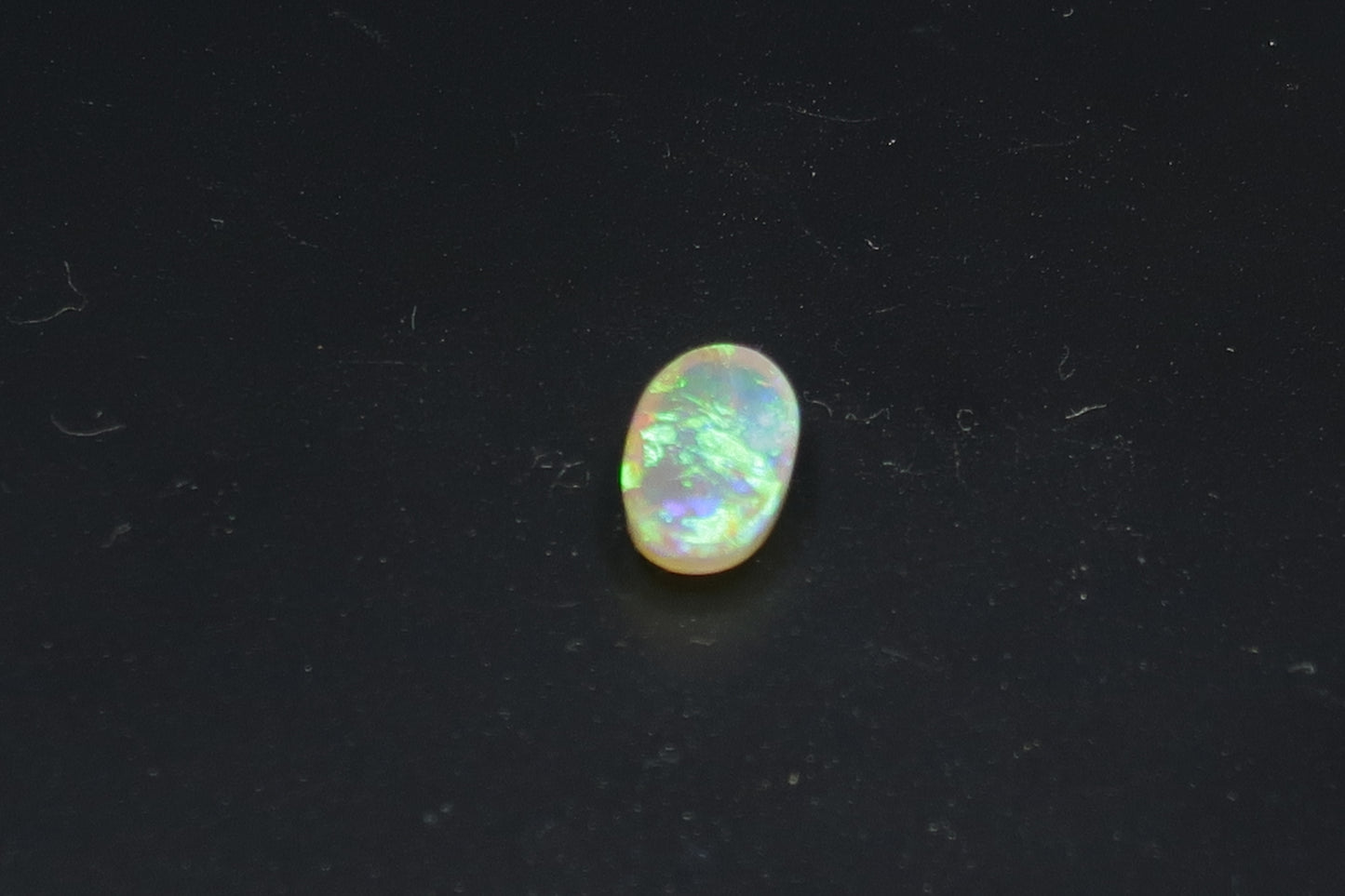 0.75 Cts Mintubi Gem Crystal Polished Australian Opal, Full Array Of Color, Faced Both Sides - Australian Opal Store