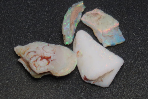 50Cts Coober Pedy Shell Parcel. Bright with Rainbow Of Colors. In The Rough